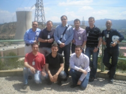 Técnicos de la Unidad de Producción Hidráulica de Endesa Generación visitan CN Ascó