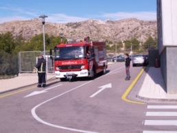 Simulacro de bomberos en CN Ascó