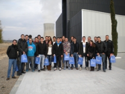 Alumnos de la Escola Universitària Salesiana de Sarrià visitan CN Ascó