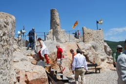 ANAV col•labora amb l'Ajuntament de Pratdip en la segona fase de les obres de recuperació del Castell